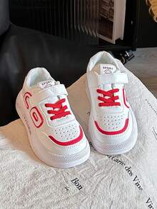 1双男女通用时尚休闲运动鞋，适合2-18岁人群，四季皆宜。 - 紅色 - 查看 5