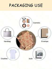 10PCS/20pcs全新原料粉色蝴蝶结少女心礼品袋快递包装袋开学季毕业季结婚季、生日派对礼品袋加厚收纳塑料袋飞机盒衣物袋,适用于学校、办公室、超市运输、发货邮寄返校 - 粉紅色 - 查看 12