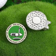 Men's Golf Ball Marker With Magnetic Hat Clip, Funny Golf Accessories, Gift For Golfers, Unique Birthday Gift For Male Golf Enthusiasts - Suitable For Golf Caps/Sun Hats - Green - View 7
