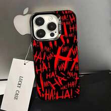 Funda de teléfono Crazy J-joker Smile Grotesque para 17,16,15,14,13,12,11,Pro,Max,Plus,E, anticaída, parachoques negro - z7 - Ver 5