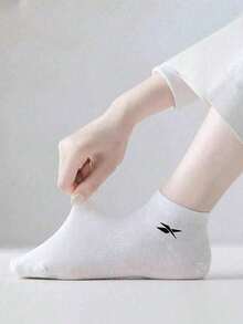 15 Pairs Unisex Solid Color Black/White/Grey Short Socks, Fashion Minimalist Sports Socks, Invisible Socks, Suitable For Daily Wear And Outdoor Activities, All Seasons, Christmas Gift - Multicolor - View 3