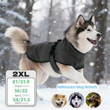 BJAYPET 带帽保暖内衬宠物卫衣，加厚保暖狗狗衣服，纯色，适合小型/中型/大型犬（四脚衣服请参考背长） - 彩色 - 查看 33