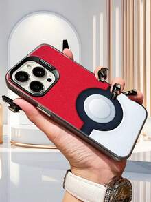Pokeball Print Phone Case For IPhone & , Cartoon Style Protective Cover For Teens & Anime Fans - 粉色 - 查看 4