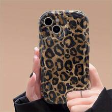 Funda de Teléfono con Patrón de Onda Crema, Adecuada para iPhone 17 Air/16E, 14/15/16 Plus, 17/16/15/14/13/12/11 Pro/Pro Max, X/XR/XS Max, Funda Suave de TPU, Buen Agarre, Estilo Simple y Fresco, Adecuada para Hombres y Mujeres, Borde de Ola, Múltiples Colores Disponibles - Blanco antiguo - Ver 1