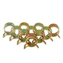 huiwuju 75/100/115pcs Galvanized Spring Hose Clamp Set - Durable Pinch-Style Fasteners, Suitable For 6-22mm Pipes - Oil, Fuel, Water Resistant - Comprehensive Metal Band Assortment - Multicolor - View 2