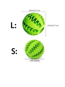 Dog Toy Ball, Dog Treat Ball, Bulk Interactive Dog Puzzle Toys, Chew Resistant Teething Toys Ball, Suitable For Small/Medium/Large Dogs And Kittens, Dog Pet Food Feeder, Chewing Cleaning Teeth Ball, Exercise Game, Intelligence Training - Multicolor - View 3