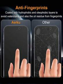 Bộ 3 miếng dán màn hình gốm mờ chống nhìn trộm, tương thích với iPhone 17/16/15 Pro Max, Galaxy A14/A13/A54/A53/A56/S25 Ultra/S24 5G, 15T/14T Pro, tương thích với Redmi Note 12/13/14 4G/5G, phủ toàn màn hình, chống bám vân tay, chống trầy xước, không bọt khí, dễ dàng lắp đặt, chống chói, chống bám vân tay, màng phim mềm [không phải kính]. - màu đen - Xem 8