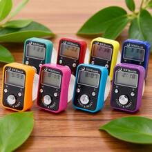 1pc Multi-Function Manual Counter With LCD Display, Ring-Shaped And Handheld Rectangular Counter