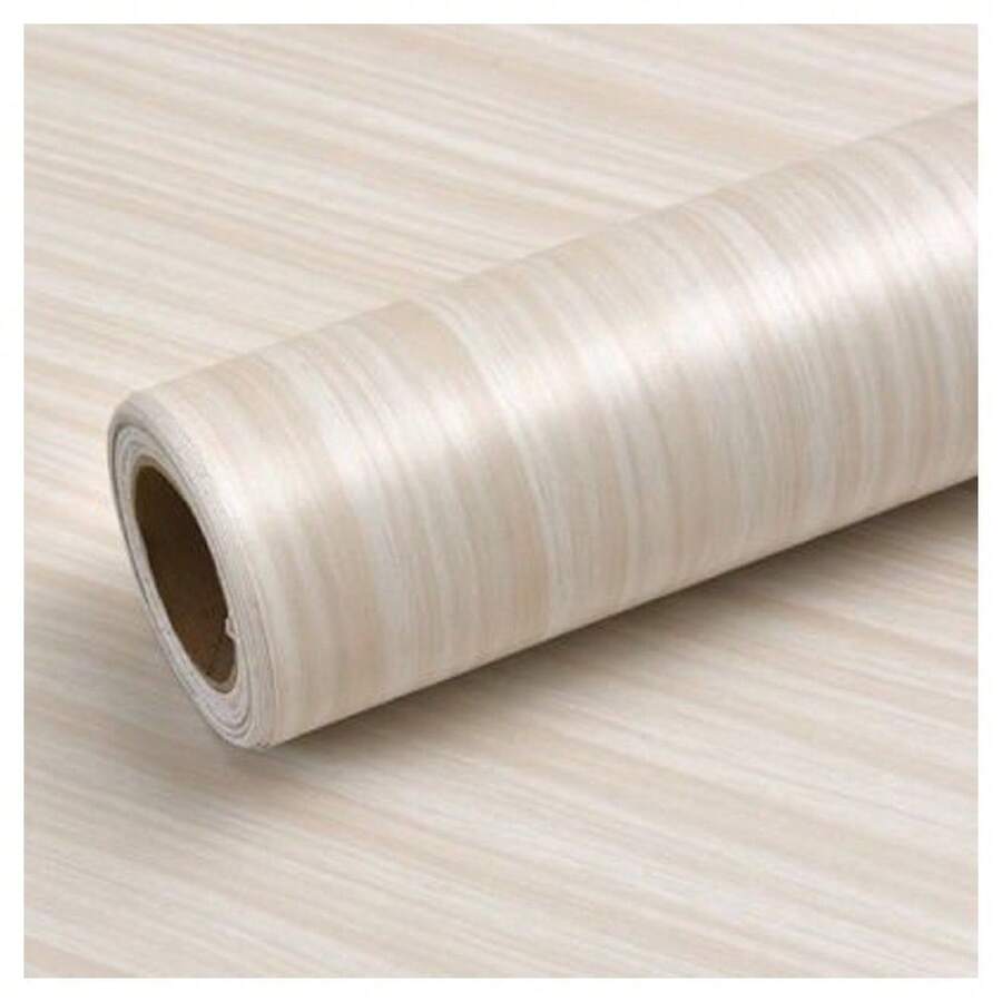 OISE ART STORE Rotolo Pellicola Adesiva Effetto Legno Chiaro 45cmx2m Cassetti Mobili Parati - - Multicolore - Visualizzare 1