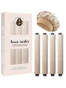 5pcs/4pcs/3pcs Hair Styling Set + Sleep Cap, No Heat Curler, Convenient, Curling Tools, Scrunchie Curler, Sleep Hairstyling Tools, Women Foam Hair Curler ,Hair Styling Kit ,Hair Tool Kit