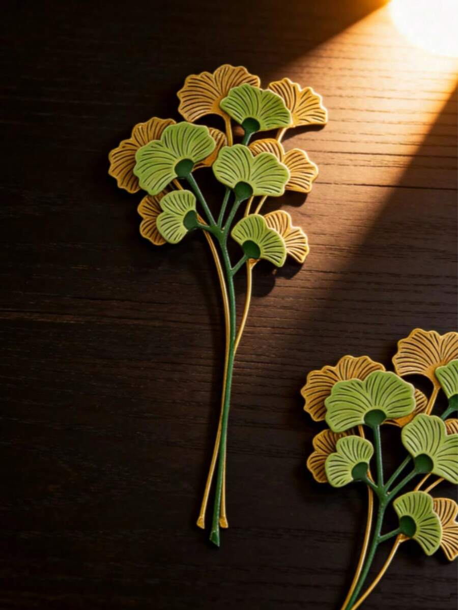 1件装树叶切割模具，新款模切图案，压花模板，适用于DIY手工、剪贴簿等，模板模具，相册装饰纸模切图案，卡片制作 - 銀色 - 查看 1