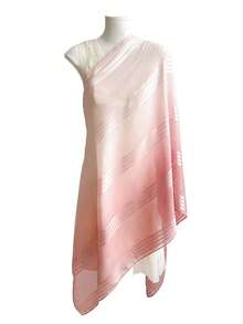 FADZOYLE 1 chiếc khăn choàng kẻ sọc ombre, đa năng cho mọi mùa, ấm áp vào mùa đông, che nắng mùa hè, thiết kế dài độc đáo, phù hợp cho mặc hàng ngày, váy dự tiệc, đám cưới, áo choàng, lớp lót, khăn che mặt cho phụ nữ, lễ hội, cầu nguyện và hành hương, khăn trùm đầu Hồi giáo mềm mại, cỡ lớn, váy dạ hội, tiệc tùng, du lịch, phụ kiện quà tặng - Nhiều màu - Xem 11