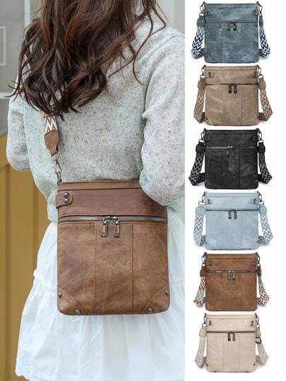 Women's Crossbody Bag, Large Capacity Cloth Bag, New Shoulder Bag, Women's Casual Backpack, Middle-Aged Mother Bag, Women's Bag, Crossbody Bag, New Large Bag, Cloth Bag, Shoulder Bag, Large Capacity, Fashionable Mother Bag, Suitable For Commuting, Travel And Tourism