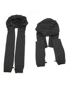 二合一柔软透气长发睡眠帽，光滑舒适，也适合编发睡眠帽 - 彩色 - 查看 3