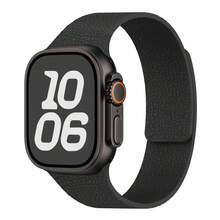 1条荔枝纹硅胶磁吸表带，兼容Apple Watch10/9/8/7/6/SE/5/4/3/2/1/Ultra2（49mm、46mm、45mm、41mm、44mm、40mm、42mm、38mm）