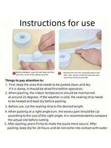 1PC Self-Adhesive Bathroom Sealing Tape High-Strength Waterproof For Bathtub Shower Sink Toilet Floor Wall High-Strength Waterproof Self-Adhesive Tape DIY Waterproof Solution For Bathroom Kitchen Sealing - Multicolor - View 10