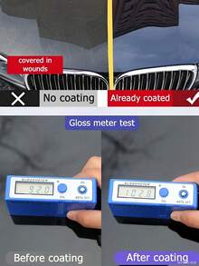 HGKJ JB-XPCS-44 三合一汽车涂层喷剂，集蜡、微晶涂层和密封剂于一体，为汽车表面提供光泽亮丽的保护层。适用于车漆和玻璃，赋予光泽并具有防水防眩光功能。这款喷剂可瞬间覆盖所有表面，适用于车漆、玻璃、轮毂及其他表面。 - A - 查看 4