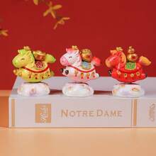 2026 New Bestselling Item - Cute Cartoon "Rolling Wealth" Feng Shui Decoration Statue, Office Desk Ornament, Symbolizing Good Fortune, Chinese New Year Gift For Colleagues, Boyfriends And Girlfriends (Pipes, Machinery, Office Desk Accessories)
