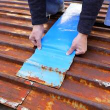 1pc (7.87* 78.7 Inches) Large Industrial Waterproof Roof Tape - Blue/Silver/Gray/Metal Roof Waterproof Material, Used For Metal Surfaces, Iron Plates And Roofs - Preventing Water Leakage, Metal Roof Protection, Flexible Materials - 7.87*78.7 Inches - View 13