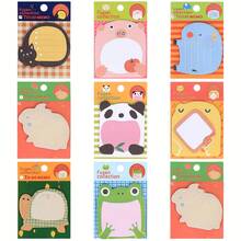 5pcs/Set Cute Cartoon Animal Pattern Memo Pads, Creative Vertical Sticky Notes, 20 Sheets Per Book, 100 Sheets Total, Great For Christmas Gifts Or Prizes - Multicolor - View 2