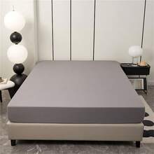 2pcs Solid Color Brushed Fitted Sheet, Soft & Breathable Bedding, Suitable For Bedroom, Guest Room, Machine Washable, Durable, Wrinkle-Resistant, Deep Pocket Fits All Mattress Sizes Twin/Full/Queen/King, 11 Elegant Colors, Easy To Clean Fitted Sheet, Ideal For Home And Hotel Use, Great Christmas Gift