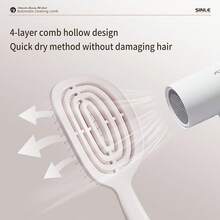 Self-Cleaning Hair Brush, Easily Detangles Hair, Unisex, Quick Drying, Quickly Untangles Hair, Self-Cleaning Brush, Women's Self-Cleaning Brush, Easy Cleaning Brush (Random Style) - Multicolor - View 9