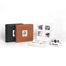 288 Pockets Photo Album For Go | Compact PU Leather 2.6x2.1" (6x7cm) Instant Photo Holder Window Strap - Multicolor - View 4