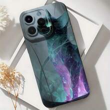 2026 nueva funda de teléfono esmerilada, funda de teléfono con diseño de gato y brillo cósmico para iPhone 17 14 13 12 11 Pro Max y  Galaxy S23 S22 S21 S20 Plus, funda protectora para teléfono, regalo de pareja para novio y novia, presente de vacaciones - Azul Klein - Ver 6