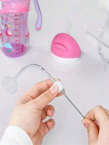 多功能微型清洁刷，多尺寸清洁刷（13种尺寸+收纳盒），厨房奶瓶清洁刷，长吸管刷，小奶瓶刷，吸管刷，管道清洁刷，用于清洁水壶和难以清洁的角落和缝隙 - 白色 - 查看 6