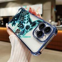 Manga Japonesa No.8 Funda de Teléfono Compatible con 17 16 15 14 13 12 11 Pro X XR XSMAX 8 Plus Cubierta Trasera Transparente Suave a Prueba de Golpes - Colores mixtos - Ver 7