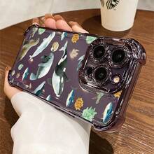 1pcs Ocean Animals Whale Seal Dolphin Sea Life Phone Case Compatible with Apple Phone17ProMax 16 15 14Plus 11 12 13 ProMax Antidrop Phone Case Camera Protection Phone Case Cartoon Style Popular Cute Funny You Can Give It To Yourself Can Be Given To Friends - Morado - Ver 5
