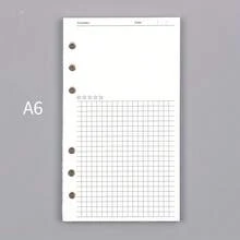 6孔活页内芯，45张/套，适用于A5和A6活页笔记本，笔记本和日记本的替换内芯 - 彩色 - 查看 13