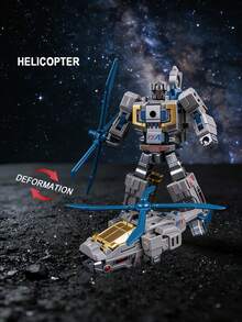 7-In-1 Zinc Alloy Transformable Mecha - National Heavy Land-Sea-Air Integrated Armored Vehicle 7-In-1 Combination Set, Collectible Action Figures For Boys, Deluxe Gift Box Packaging, Parent-Child Interactive Educational Holiday Gift - 6-in-1 [Major National Weapon] Can Combine/transform Individually - View 16