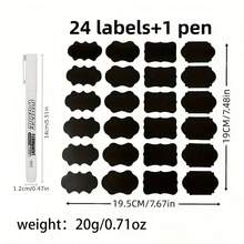 24件套微波炉厨房储物套装，防碎塑料食品容器，带盖、标签和记号笔，适用于透明食品储物柜、冰箱、午餐盒、餐厅、酒吧、超市、酒店，可存放谷物、面粉和糖等食品，带易扣盖。 - 彩色 - 查看 12