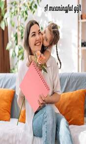 AIOR 12x12 Inch DIY Scrapbook - 80 Pages Hardcover Kraft Paper Blank Album, Pink Scrapbook For Baby, Couple, Anniversary, Valentine'S Day Gifts - ColorF - View 6