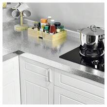 OISE ART STORE Rotolo Adesivo Alluminio 61cmx3mt Per Cassetti Mobili Armadi Parati Cucina 70504 - - Multicolore - Visualizzare 3