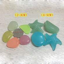 Colorful Glow In The Dark Rocks Luminous Pebbles For Garden Pond Path Lawn Yard Decoration - Multicolor - View 3