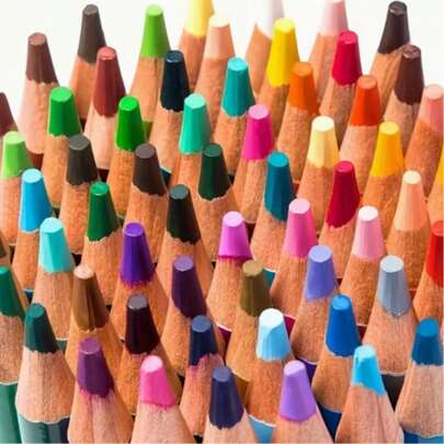 1 Set Of High-Quality Colored Pencils, Includes Professional-Grade, Vibrant And Durable Colored Pencils Suitable For Sketching. The Ergonomic Grip Makes Them Lightweight And Durable, Ideal For Painting, Sketching And Calligraphy - Perfect For Artists, Students And Hobbyists. Suitable For Sketching, Shading, Coloring Books, School Supplies, Office Supplies, Holiday Gifts And Learning Materials. (Random Color Assortment)