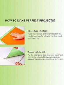 1pc Green Cutting Mat, Household Kitchen Chopping Board, Brick Surface Protective Cutting Board - Green - View 8