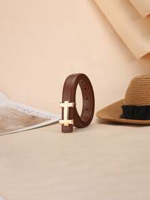 1 Stück Damen H-förmige Schnallengürtel, kann zu Ihren Lieblingsjeans, Hosen oder zur Betonung der Taille bei Röcken getragen werden, auch ein tolles Geschenk für Freunde zu Feiertagen