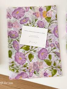 Papel de embrulho para presente com estampa de ursinho de pelúcia roxo em formato de trombeta (5/10/20 unidades), resistente à umidade e a impactos, ideal para aniversários, Dia dos Namorados, presentes, roupas, embalagens de presentes e decoração de caixas. - Multicolorido - Ver 9