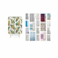OISE ART STORE Tenda Doccia Antimuffa Per Bagno Da 180x200cm Con 12 Gancetti Per Bastone Asta - - Multicolore - Visualizzare 1