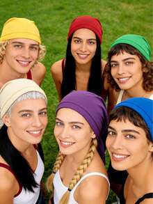 1 pieza Sombrero de enanito - Disfraz de gnomo de Halloween para hombres y mujeres, sombreros de grupo para fiestas, tocado colorido para decoraciones de fiestas, sombrero de invierno - Multicolor - Ver 1