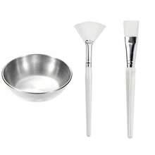 2/3/6/12/18pcs Beauty Therapist Supplies, Facial Care Spa Set - Mixing Bowls, Fan Brushes, Flat Head Masks Makeup Tools, Portable Travel Facial Care Kits, Available In Gold, Silver, Rose Gold - Multicolor - View 11