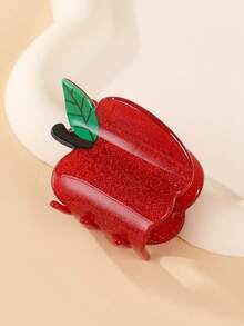 1pc Cartoon Pencil, Apple, Car, Calculator Shaped Hair Clips, Hair Claw, Suitable For Daily, Holiday, Commute, Party, Decoration, Women Hair Accessories, Back To School Gift Fashion Claw Clips Casual Hair Clutch Elegant Hair Jaw Clip - Multicolor - View 4