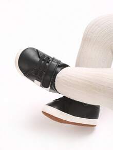 婴幼儿男童休闲软底防滑运动鞋，春夏款，0-1岁 - 黑色 - 查看 7