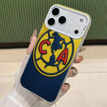 Funda de Teléfono con Logo del Equipo de Fútbol de América, Compatible con Fundas de Teléfono , 17, 16 Pro Max, 15 Pro Max, 13 y 12.Hecho de material TPU, proporciona protección contra golpes y caídas, con un diseño único que celebra tu equipo favorito, lo que lo convierte en un regalo perfecto para fanáticos del deporte, amigos y familiares.