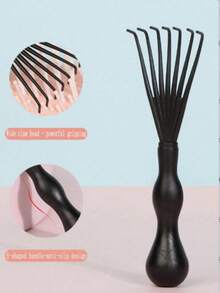 Comb Cleaner Air Bag Massage Comb Cleaning Brush Home Air Cushion Massage Comb Cleaning Claw Cleaning Tool Comb Brush Untangle Hair Brush Cleaning Tool Hair Brush Cleaner Rake Comb Cleaning Brushes Mini Hair Brush Cleaner Tool For Removing Hair Dust Home And Salon Use, Back To School Supplies Back To School - Multicolor - View 11