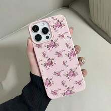 1pc White Matte Minimalist Ls Protection Full Scre Delicate Floral Pattern Phone Case, Suitable For 16 Pro Max, 17/16/15/14 Plus/13/12/11, Series.Holiday Phone Accessories.Exquisite Case Holiday Special Offer Suitable For Gifting To Lovers 16 Promax Case 1 Hot Selling Item Festival Gift New Year Special Offer 17 Pro Max It Is The Best Gift Choice For Friends Or Family.Great For Holiday Parties Ldeal Holiday Present 14 Case 13 Case 17 Pro Case - Nhiều màu 7 - Xem 5