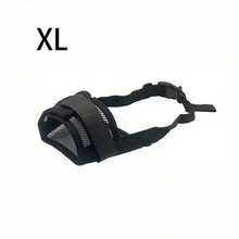 可调节宠物狗软嘴套，网状训练狗嘴套，防咬、防吠、防啃咬，宠物止吠狗嘴套 - 黑色 - 查看 13